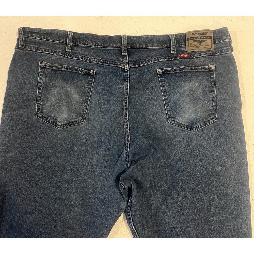Wrangler Five Star Premium Denim Flex Comfort Relaxed Fit Jeans 46x30‎ 1097FXWXD - Picture 9 of 9